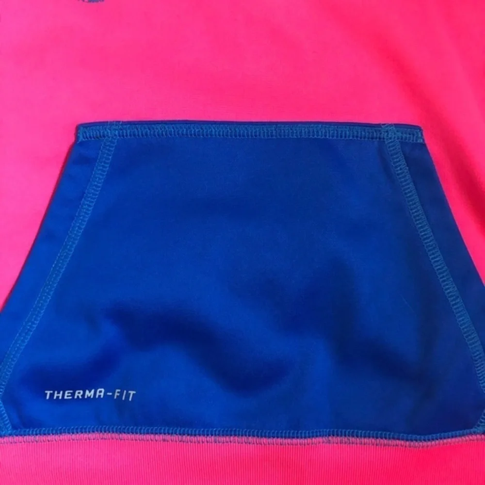 Nike pink and blue kids hoodie sz xl